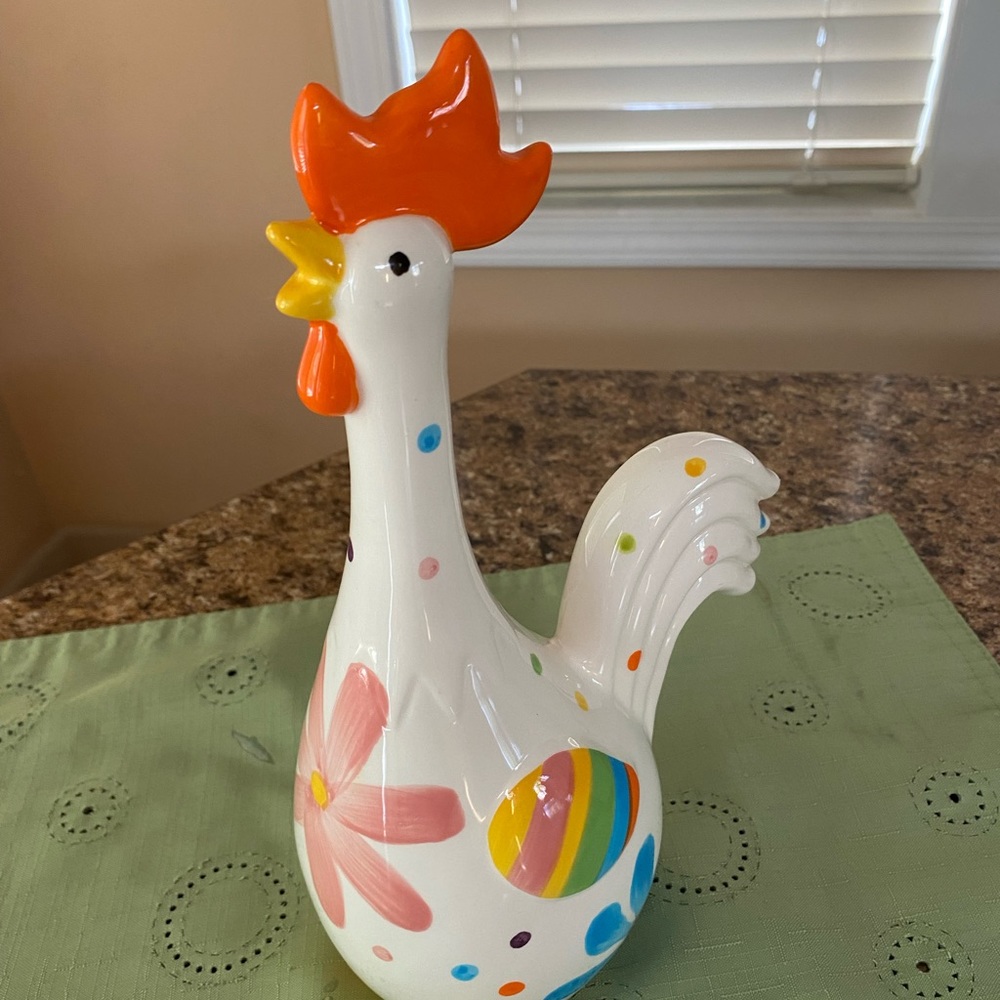 Ceramic chicken/rooster - Picture 2 of 12